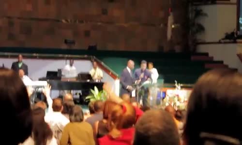 Bishop Clarence E. McClendon preaching at FCMI Business conference 2013