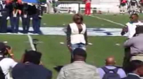 Le'Andria Johnson sings National Anthem @ JSU Homecoming 10.20.12.flv