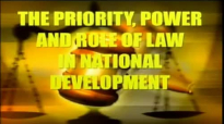 Dr Myles Munroe   The Priority, Power and Role of Law in National Development -