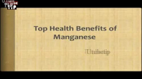 Top Health Benefits of Manganese Metabolism