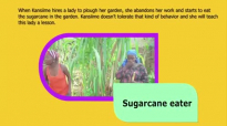The sugarcane eater. Kansiime Anne. African comedy.mp4