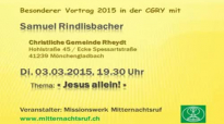 Samuel Rindlisbacher - Jesus allein!.flv