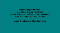 Stellungnahme zu den Ansprachen von Pastor Tscharntke von Andreas Eichberger.flv