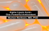 Alpha Lipoic Acid One Powerful Antioxidant!