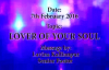 LOVER OF YOUR SOUL - 7th February 2016 - SK Ministries - Speaker - Senior Pastor Lavina Kallianpur.flv