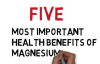 Magnesium Five Most Important Health Benefits
