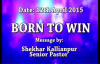 SK Ministries - 12th April 2015 , Speaker - Pastor Shekhar Kallianpur.flv