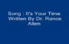 Its your Time Written_ By Dr. Rance Allen.flv