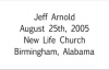 Jeff Arnold The Victory Of Violence Aug. 25th, 2005  FULL LENGTH MESSAGE
