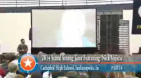 Stand Strong Tour with Nick Vujicic, Cathedral High School, Indianapolis, In.flv