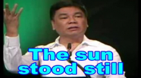 The sun stood still  Pastor Ed Lapiz