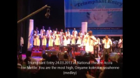 Joe Mettle at Triumphant Entry 2013  You are the most high, Onyame kokroko, woahenne medley