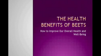 Health Benefits of Beets