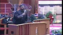 Rev. Otis Moss III speaks at the funeral of Dr. Samuel Huffman