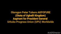 Chief Peter Akpofure Talks About his Vision for Urhobo Nation.mp4