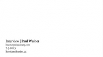 Paul WasherHeartcry InterviewJune 2015