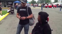 Ralph Gilles autographs vehicle for handicapped man.mp4