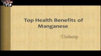 Top Health Benefits of Manganese Inflammation and Sprains