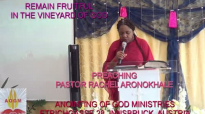 Remaining Fruitful in the Vineyard of God 3 by Pastor Rachel Aronokhale Anointing of God Ministries.mp4