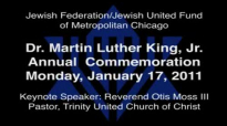 Reverend Otis Moss III addresses JUF for Martin Luther King, Jr. Day