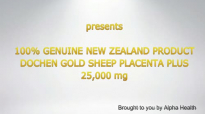 Sheep Placenta New Zealand 100% Genuine & Authentic with Patented Enteric Coating Soft Gel