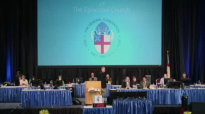 Presiding Bishop-elect Michael Curry is introduced to the House of Deputies.mp4