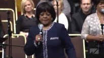 Pastor Shirley Caesar at Pastor Andrae Crouch Homegoing Celebration