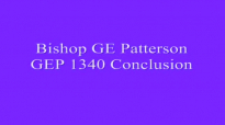 Bishop GE Patterson GEP 1340 Conclusion