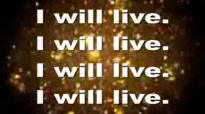 I Will Live (Lyrics) By Charles Jenkins & New Fellowship Choir.flv