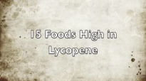 15 Foods High in Lycopene