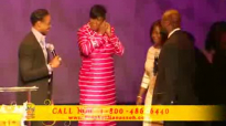 Manasseh Jordan's Father begins to Prophecy over him (Bishop Jordan).flv