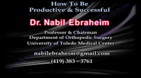 Structuring Your work Day, How To Be Productive & Successful  Dr. Nabil Ebraheim
