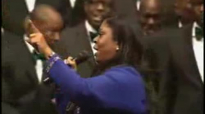 Christmas at West Angeles Cathedral Kim Burrell sing's Victory 2011.flv