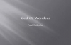 God of Wonders  Paul Baloche  w lyrics