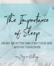 Importance of Sleep